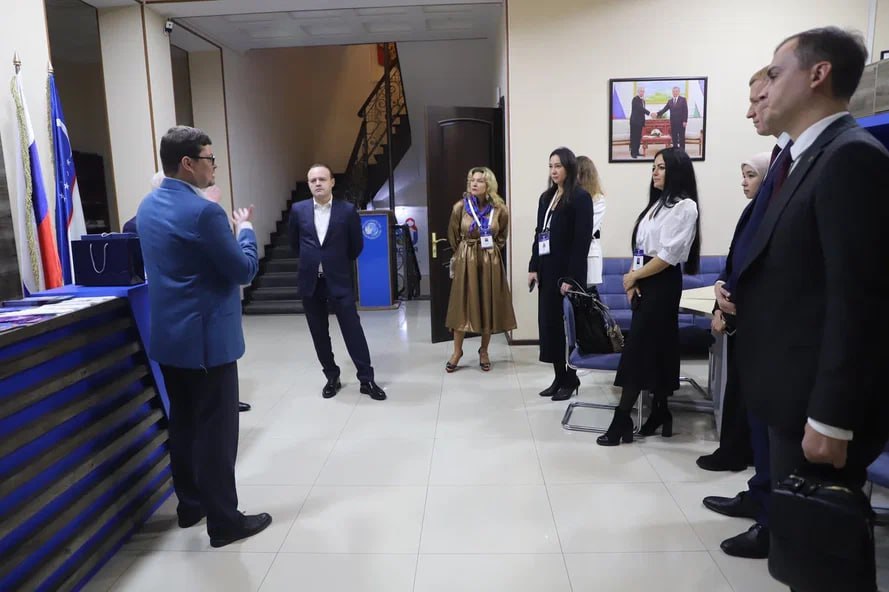 A delegation from the State Duma visited the Russian House in Tashkent.